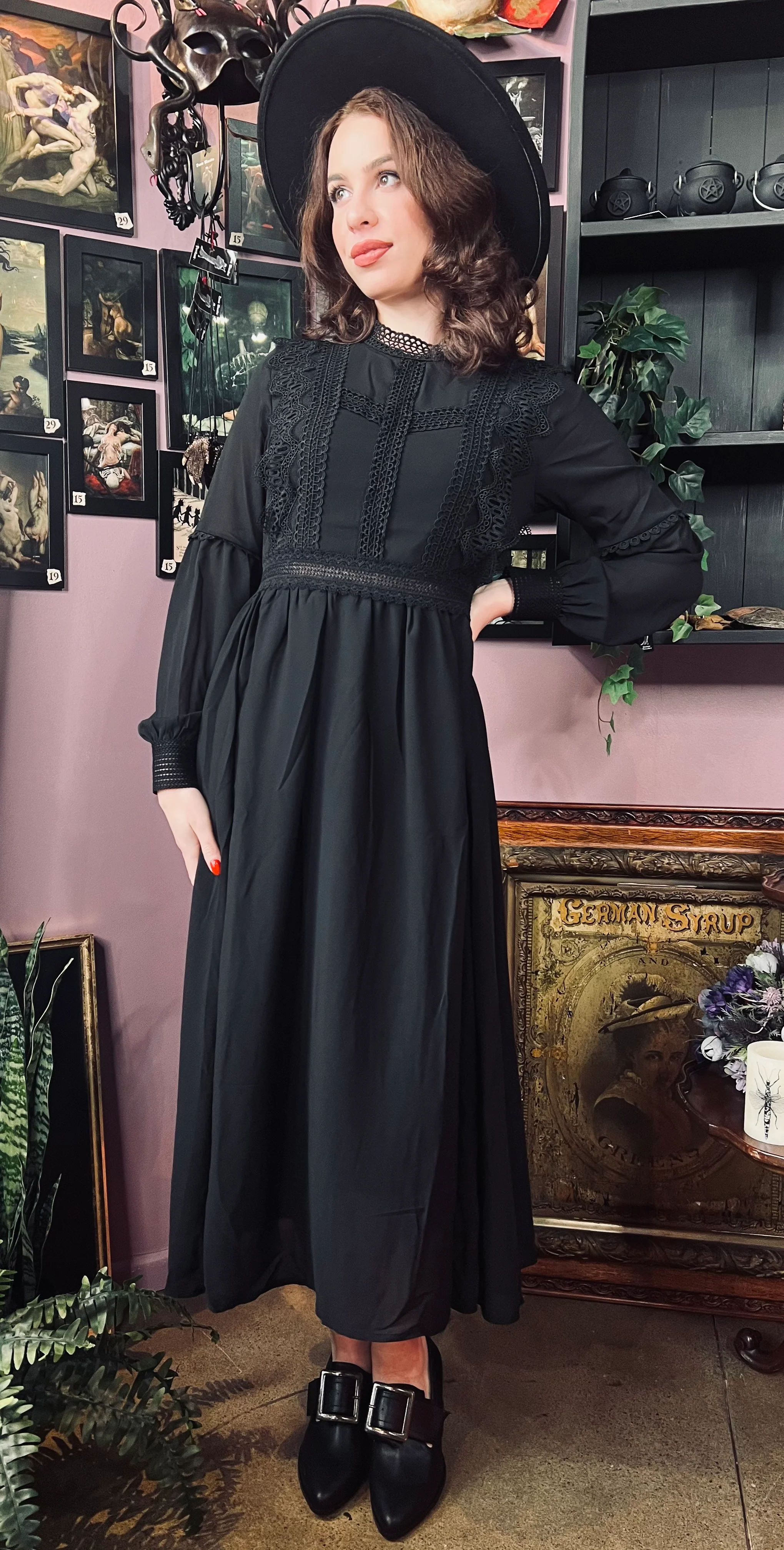 Agatha - Lightweight boho witchy dress - READY TO SHIP - Image 6