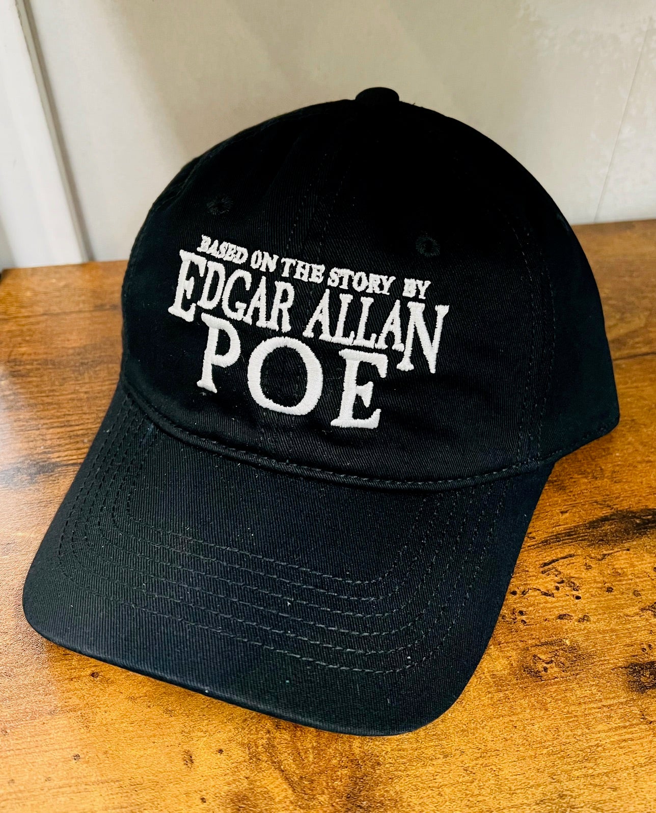 Based on the story by Edgar Allan Poe -  Embroidered Dad Hat - READY TO SHIP