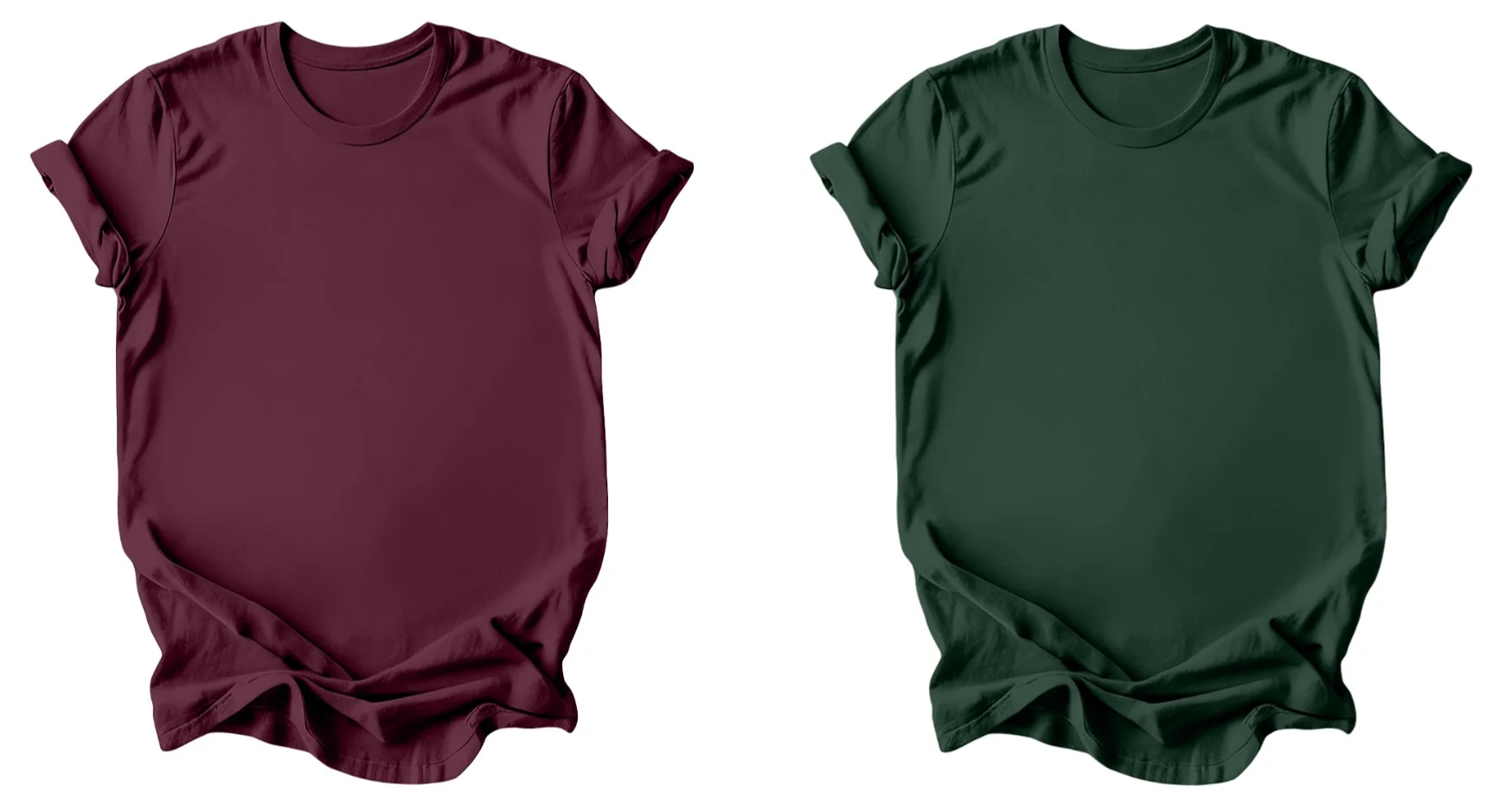 Nerdy dirty inked and curvy - Burgundy or Emerald T-Shirt - Image 2