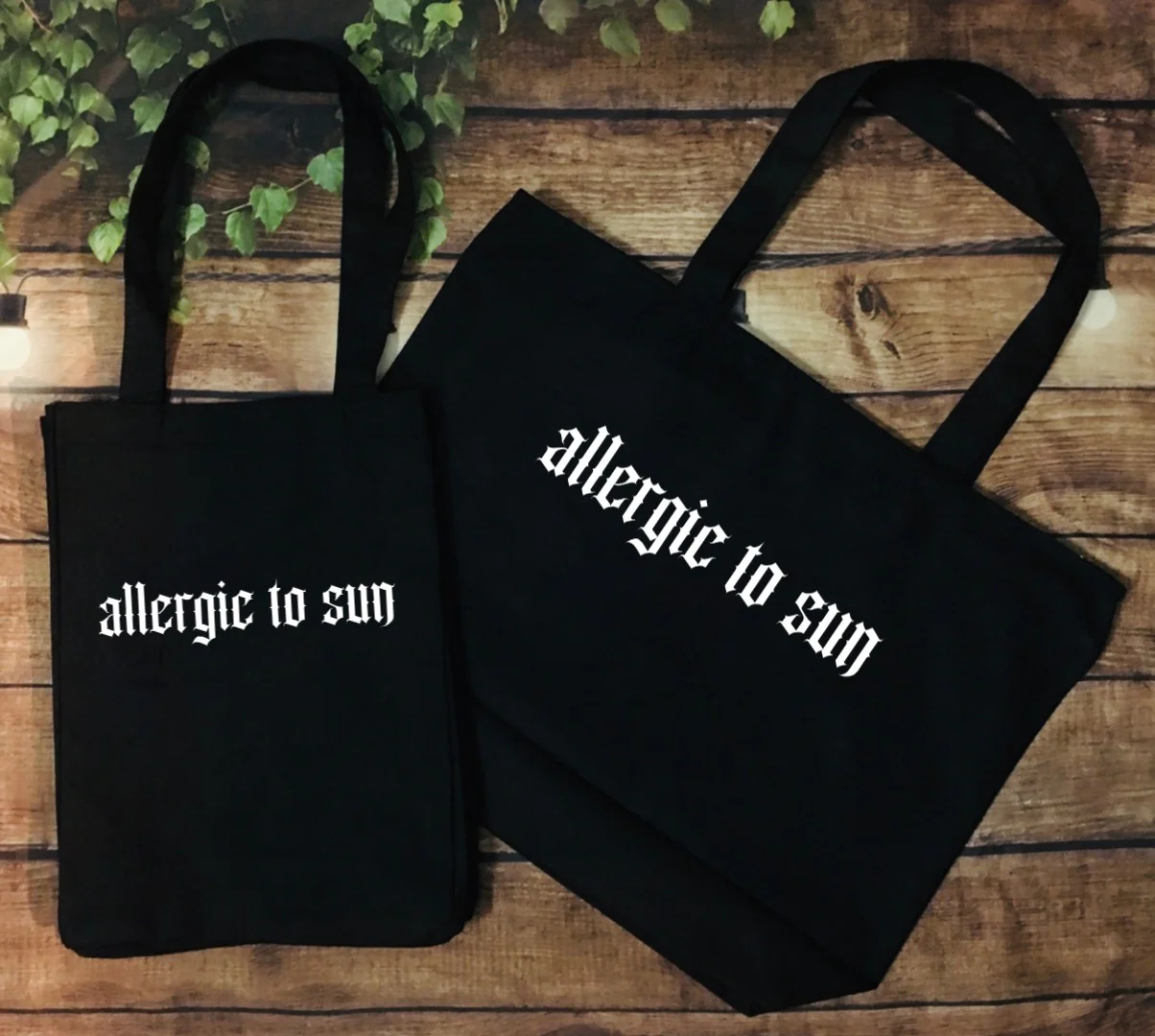 Beach Bag and Tote - allergic to sun