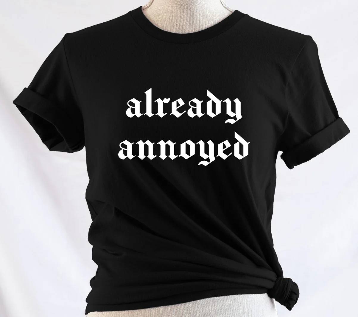 Cropped T-Shirt - already annoyed