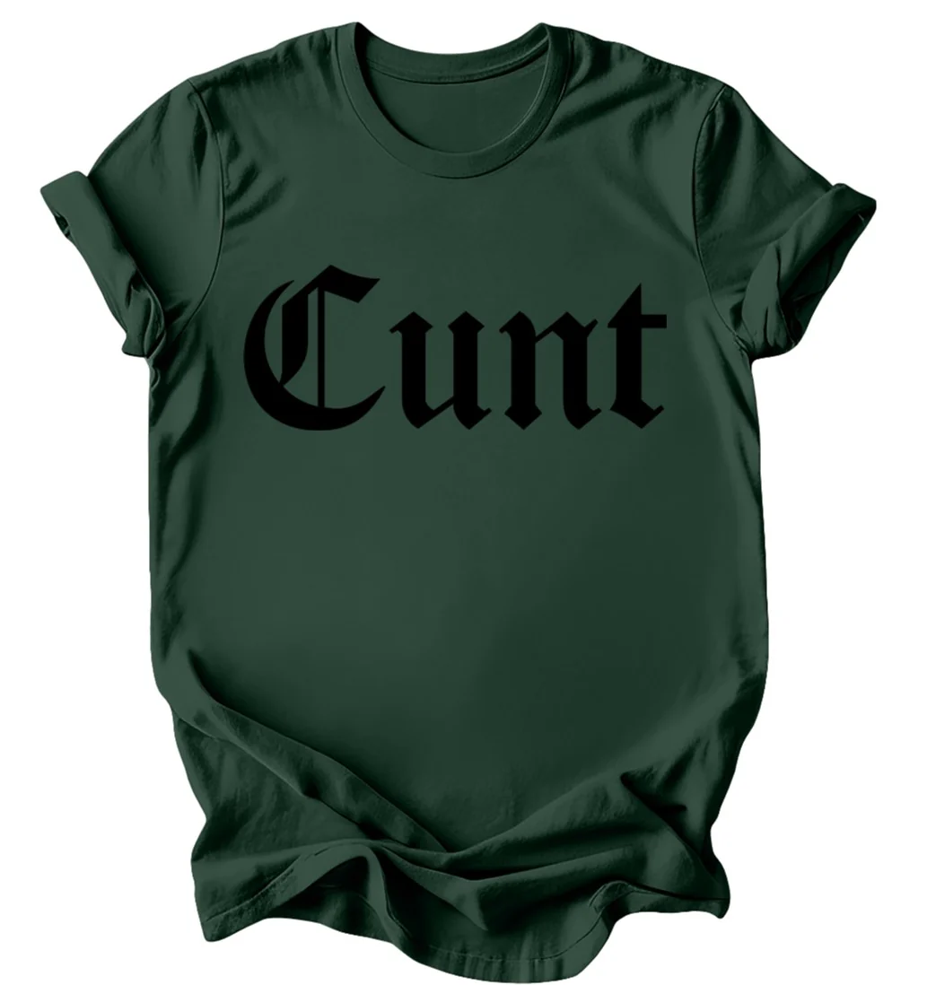 Cunt - Burgundy or Emerald T-Shirt - Image 2