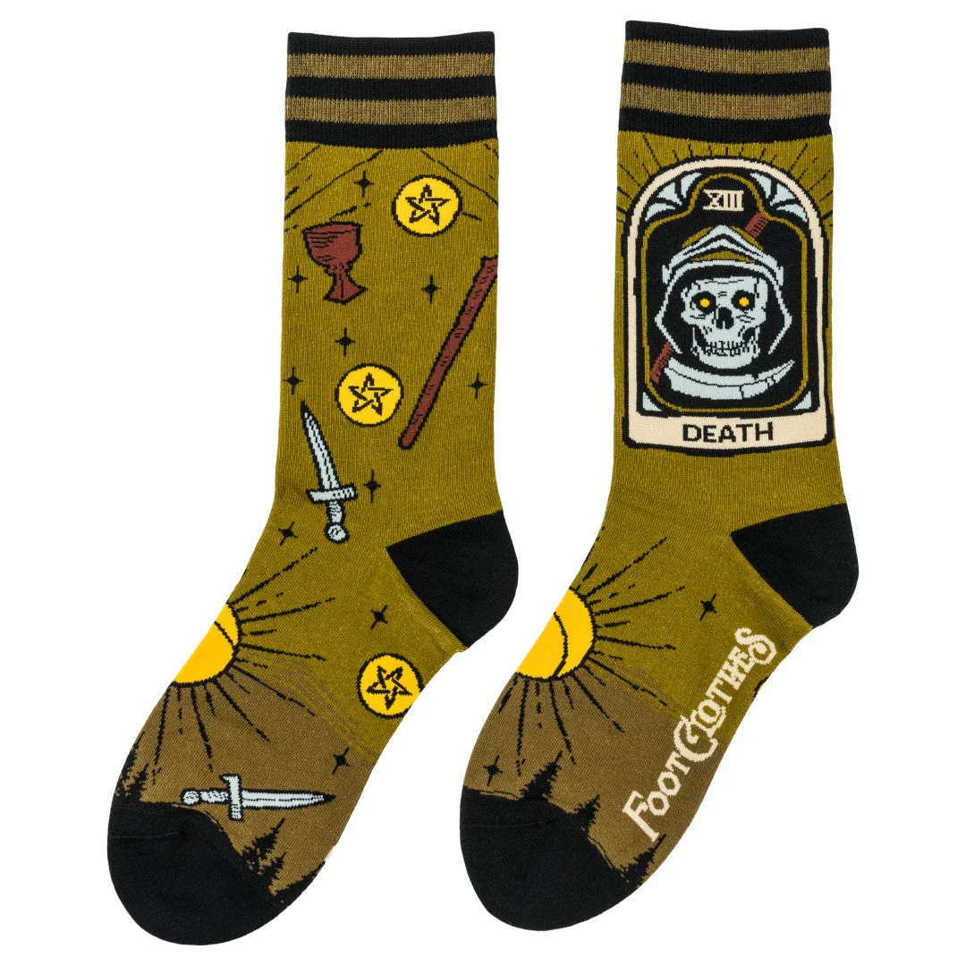 Death Tarot Nouveau Crew Socks - Image 3