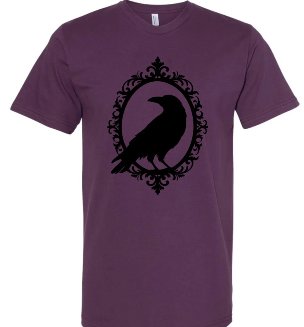 Framed Raven - PLUM - T-Shirt