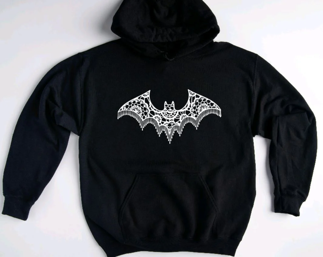 Lace Bat Hoodie