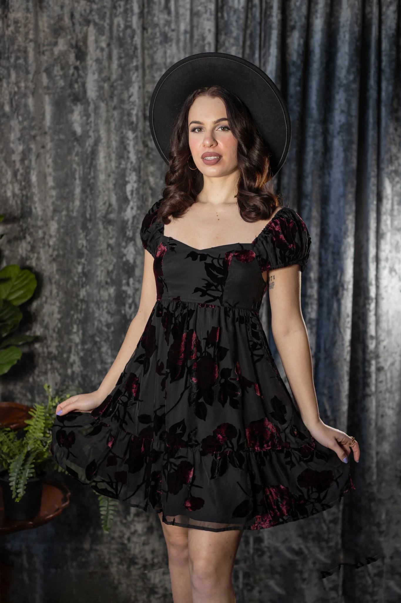 Reagan - Romantic Floral Babydoll Dress - READY TO SHIP - Image 2