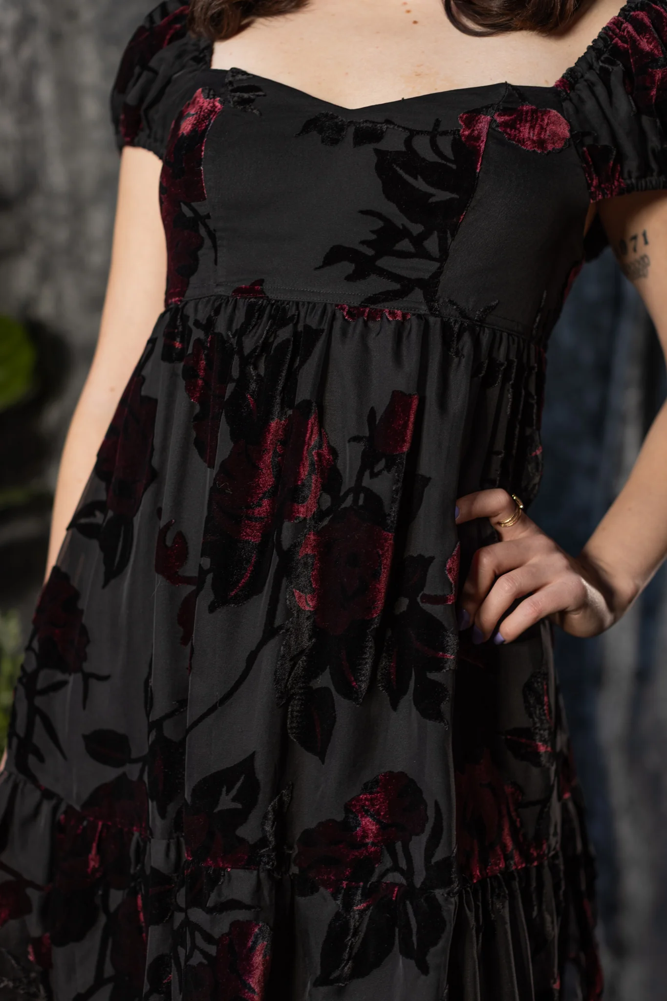 Reagan - Romantic Floral Babydoll Dress - READY TO SHIP - Image 4