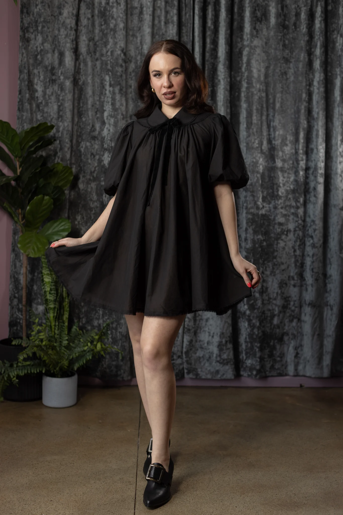 SYBIL - Linen mini tent dress - READY TO SHIP - Image 5