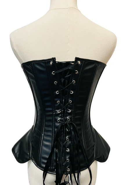 The Bronte Corset Top - Vegan Leather - Pre-Order - Image 3