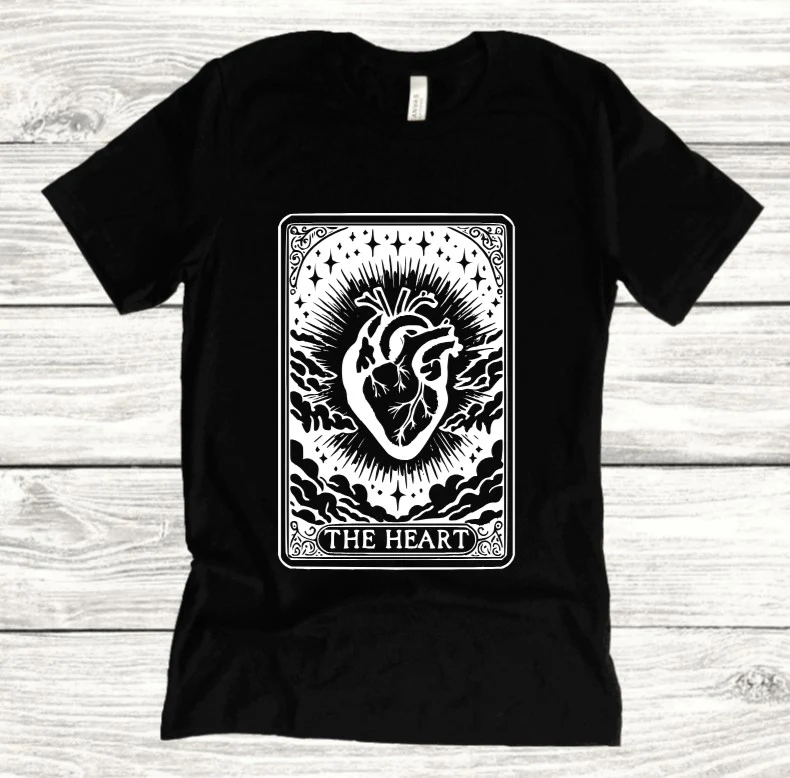 The Heart Tarot - Available in T-Shirt, Pullover, Hoodie, Tank or Long Sleeve
