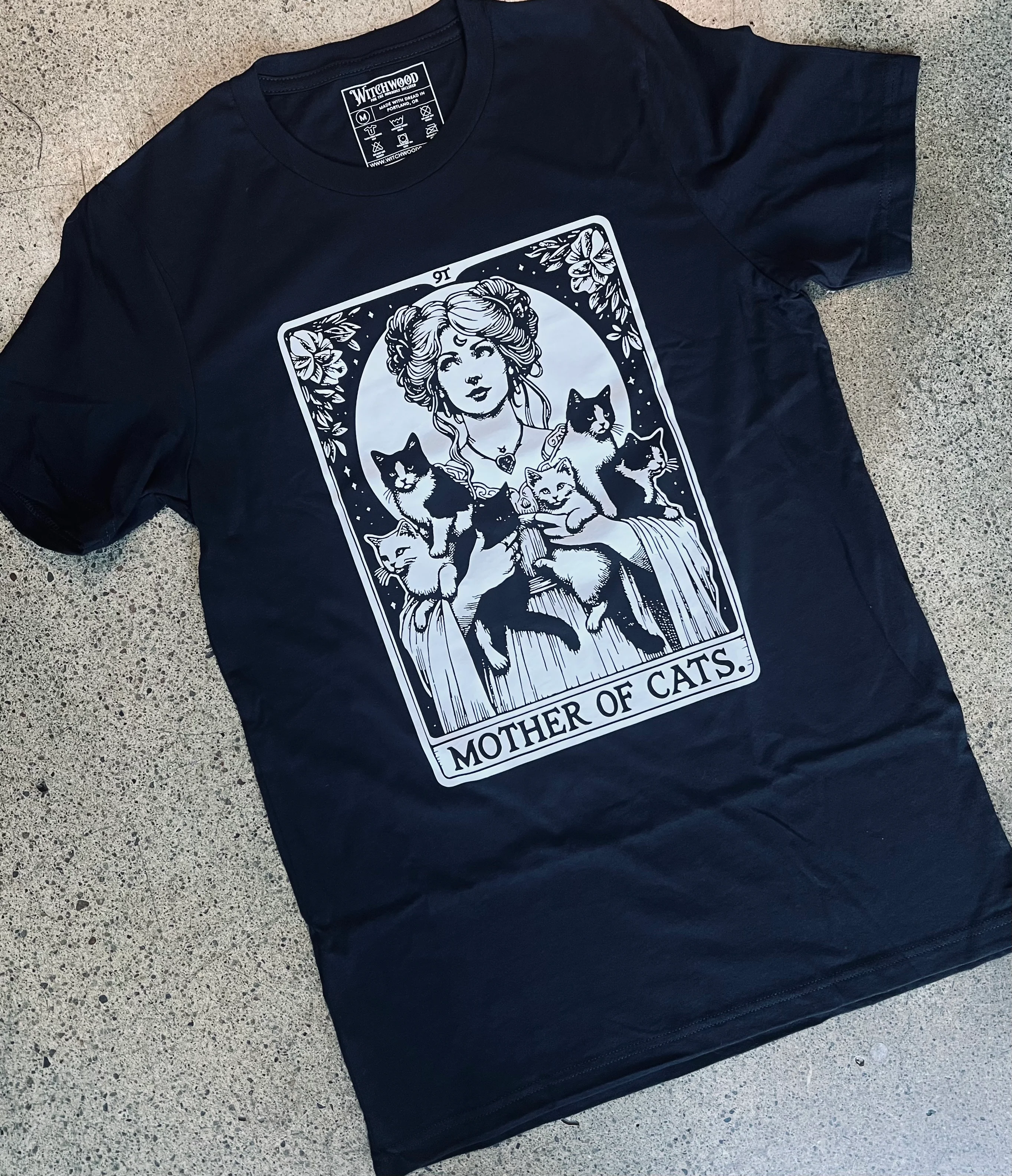 The Mother of Cats Tarot - Available in T-Shirt, Pullover, Hoodie, Tank or Long Sleeve