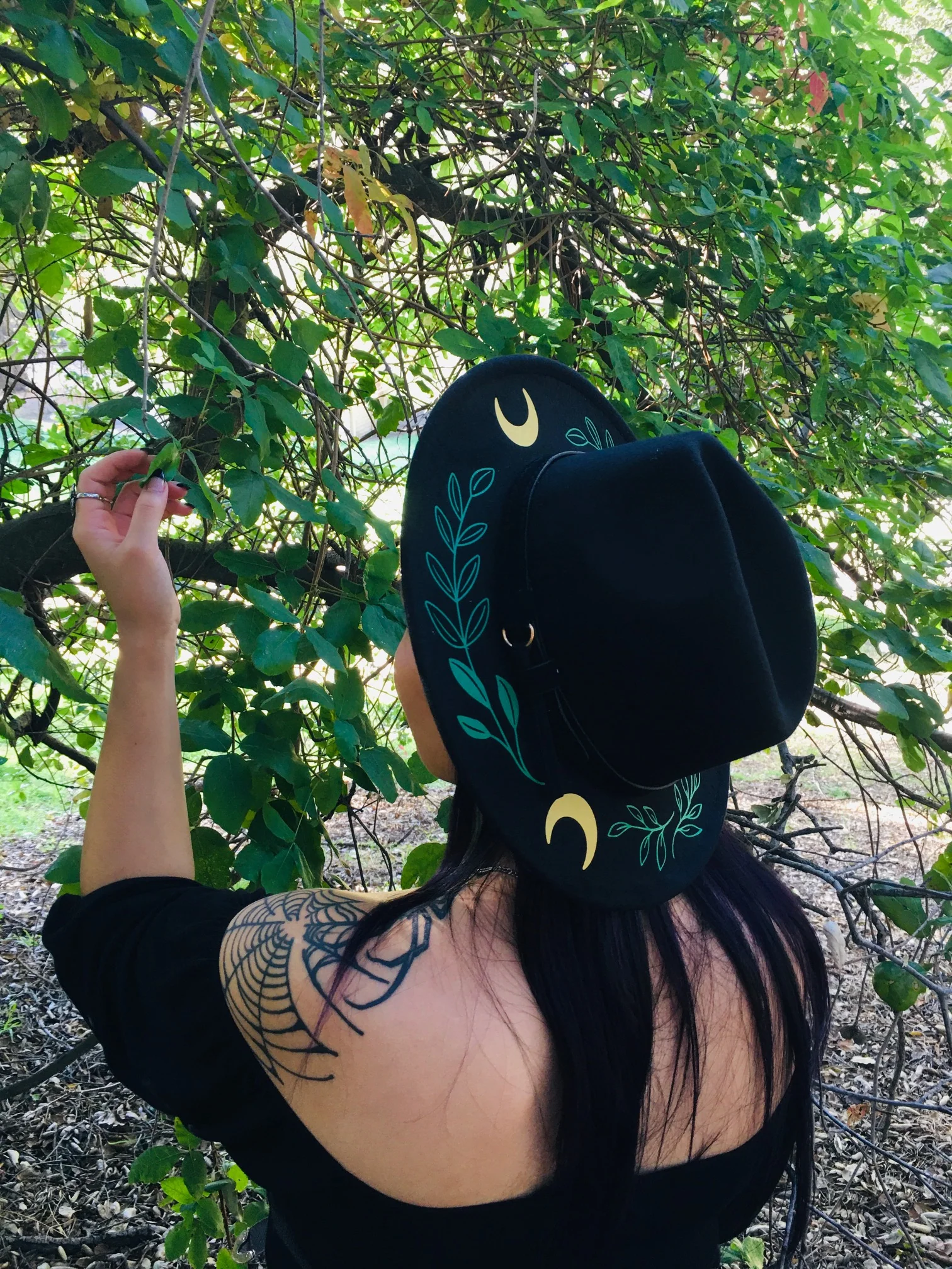 Vegan Felt Hat - Fern Moon - Image 3